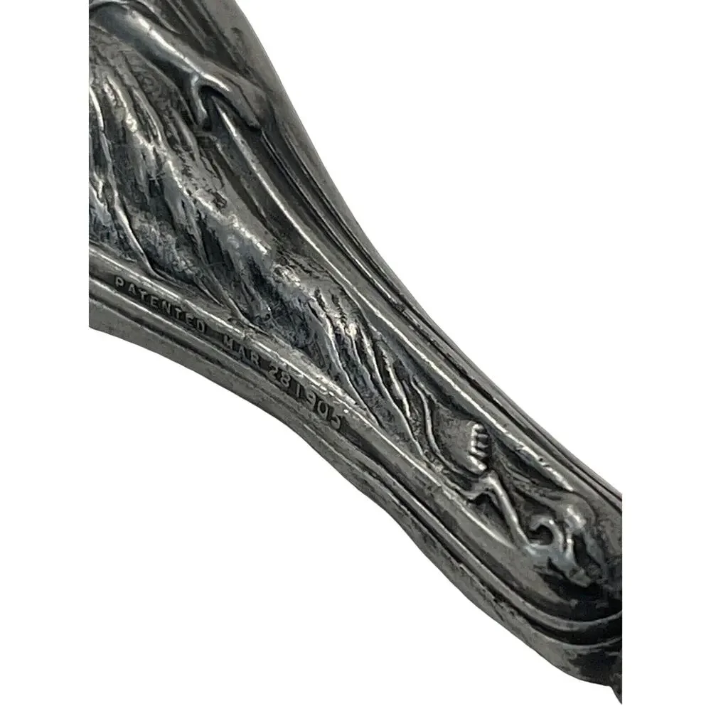 Silvertone Cuticle Pusher Marked Patent 1905 Art Nouveau Unmarked‎ Metal
